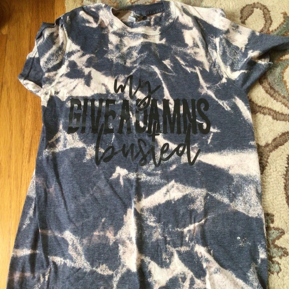 Gilman My Give A Damns Busted Tie Dye Graphic Short Sleeve Tee sz medium - Picture 1 of 6
